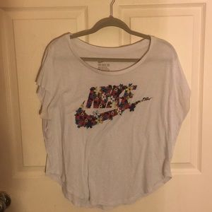Floral Nike tee